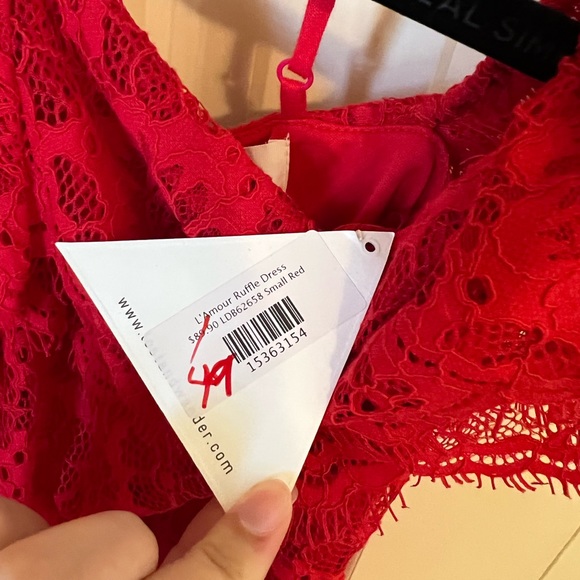 Lost + Wonder / L’Amour Ruffle Dress Red - Picture 4 of 5